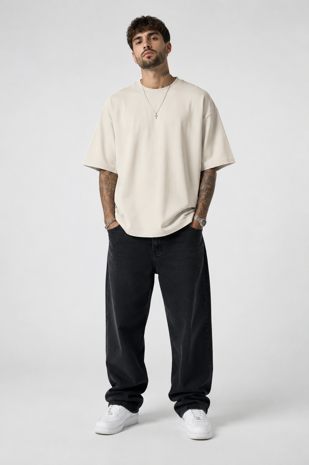 Oversized T-Shirt – 210-220 GSM | Premium Cotton | Unisex