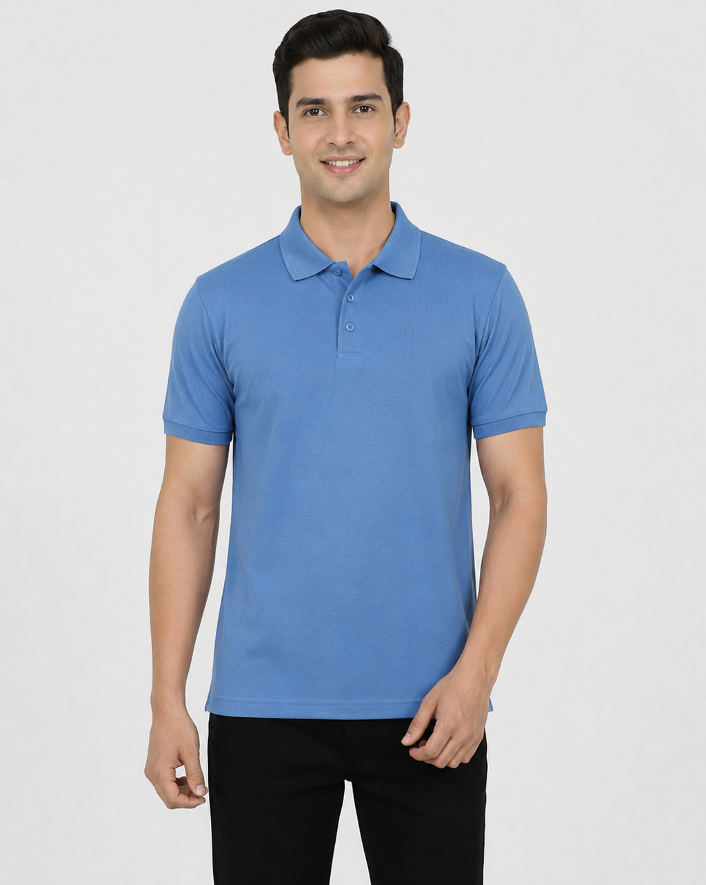 Honeycomb (Matty) 180 GSM Polo Collar T-Shirt