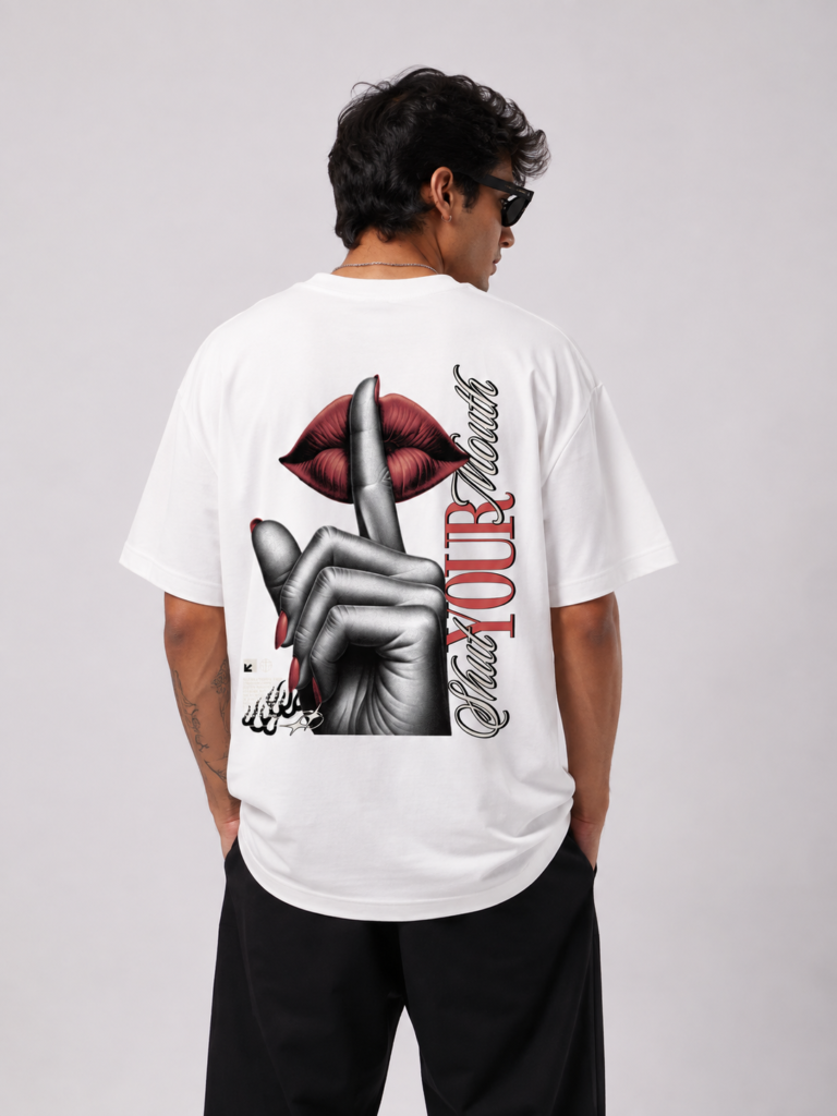 White Asthetic Oversized Tshirt